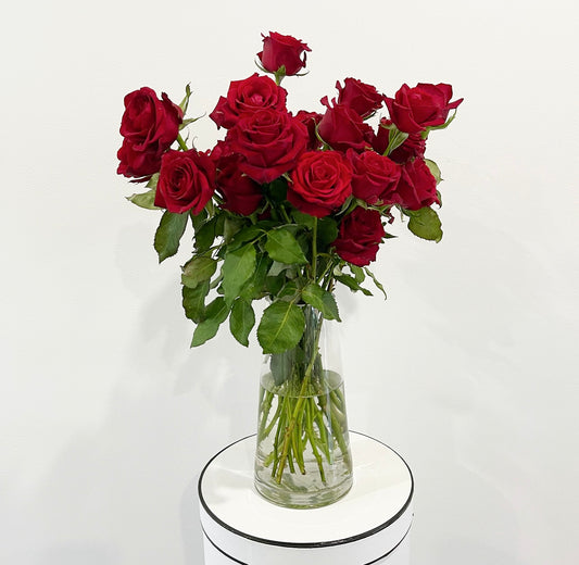 Vase of Roses